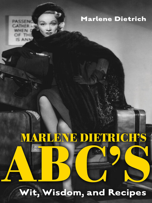Title details for Marlene Dietrich's ABC's by Marlene Dietrich - Available
